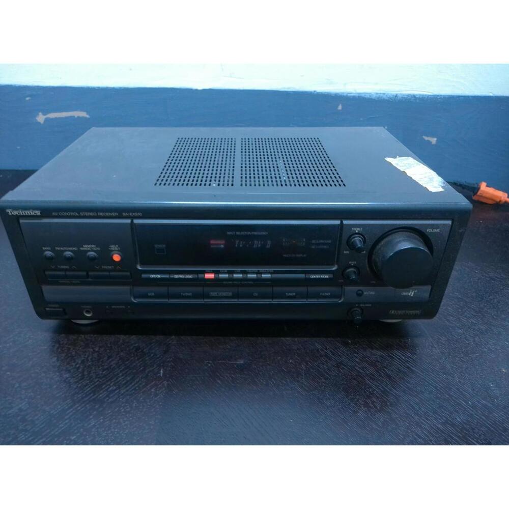 Technics SA-EX510 VCR Audio Video Control Receiver 250 Watts/Channel Stereo